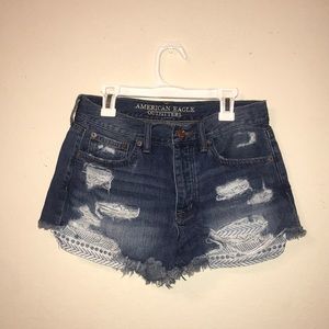 💙American Eagle Ripped Jean Shorts💙